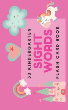 Paperback 53 Kindergarten Sight Words: Flash Card Book
