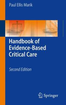 Paperback Handbook of Evidence-Based Critical Care Book