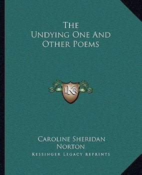 Paperback The Undying One and Other Poems Book