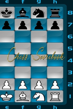 Paperback Chess Scorebook: Chess Scorebook & Notation Pad Book