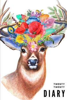 Paperback 2020 Diary: Planner Weekly Journal Horizontal Week to View: Stag Design Book