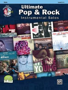 Paperback Ultimate Pop & Rock Instrumental Solos for Strings: Viola, Book & CD Book
