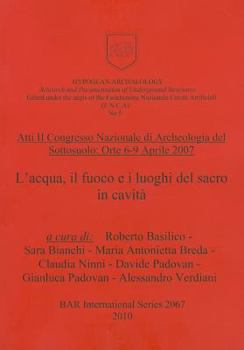 Paperback Atti II Congresso Nazionale di Archeologia del Sottosuolo: Orte 6-9 Aprile 2007. L'acqua, il fuoco e i luoghi del sacro in cavità Book