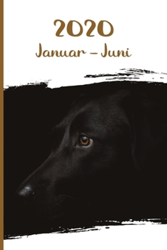 Kalender 2020: Labrador Retriever Hunde Tageskalender 1. Halbjahr Januar Juni ca DIN A5 weiß über 190 Seiten (German Edition)