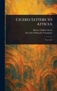 Hardcover Cicero: Letters to Atticus Book
