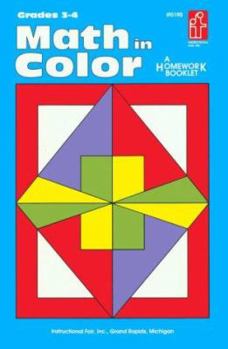 Paperback Homework-Math in Color Grade 3-4 Book