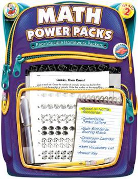 Paperback Math Power Packs, Grade 2 Book