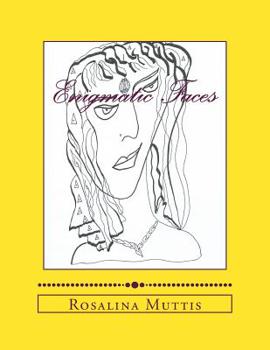 Paperback Enigmatic Faces: Adult Coloring Book