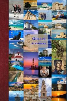 Paperback Greece Journal: Blank Greece Travel Journal Diary for Passionate Greece Fans (6x9, 110 Pages) Book