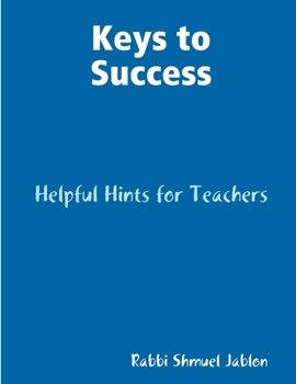 Paperback Keys to Success: Helpful Hints for Teachers Book