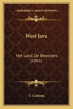 Paperback West Java: Het Land, De Bewoners (1881) [Dutch] Book