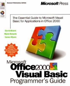 Paperback Microsoft Office 2000/Visual Basic Programmer's Guide [With Customizable Sample Solutions, Appendices] Book