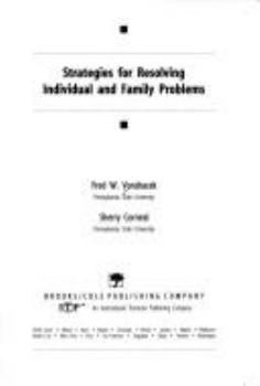 Hardcover Strategies for Resolving Individual and Family Problems Book