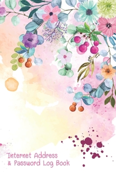 Paperback Internet Address & Password Log Book: Organizer Notebook Journal Pocket Book