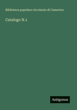 Paperback Catalogo N.1 [Italian] Book