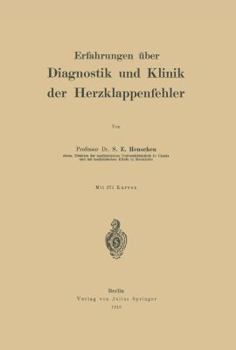 Paperback Erfahrungen Über Diagnostik Und Klinik Der Herzklappenfehler [German] Book