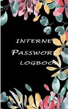 Paperback Personal Password Keeper, Password Logbook: Protect Internet ID, Username , Never forget the username and password, Modern and cute Password keeper Book