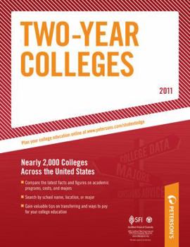 Paperback Undergraduate Guide: Two-Year Colleges 2011 Book