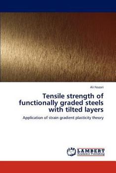 Paperback Tensile strength of functionally graded steels with tilted layers Book