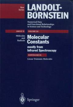 Hardcover Linear Triatomic Molecules: Bc1h+ (Hbc1+) ... Cose (Ocse) Book