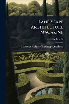 Paperback Landscape Architecture Magazine; Volume 10 Book