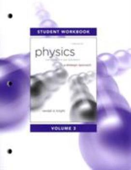 Paperback Student Workbook for Physics for Scientists and Engineers: A Strategic Approach, Vol. 3 (CHS 20-24) Book