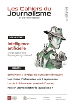 Paperback Les Cahiers Du Journalisme, V.2, No7 [French] Book