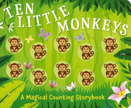 Board book Ten Little Monkeys: A Magical Counting Storybook Book