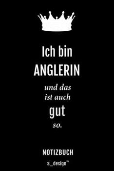 Notizbuch für Angler / Anglerin: Originelle Geschenk-Idee [120 Seiten liniertes blanko Papier] (German Edition)