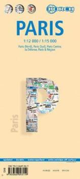 Map Laminated Paris Map by Borch (English, Spanish, French, Italian and German Edition) (English and Spanish and French and Italian and German Edition) Book