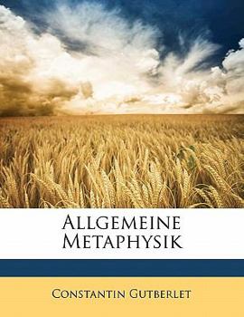 Paperback Allgemeine Metaphysik [German] Book