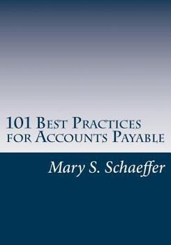 Paperback 101 Best Practices for Accounts Payable Book