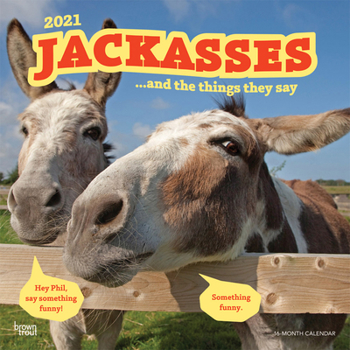 Calendar Jackasses 2021 Square Book