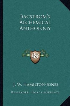 Paperback Bacstrom's Alchemical Anthology Book
