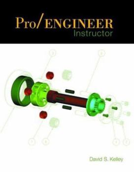 Paperback Pro/Engineer Instructor with CD and Quick Reference Insert Card [With CDROM] Book