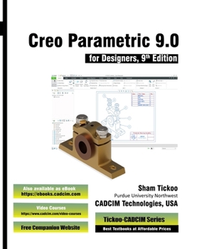 Paperback Creo Parametric 9.0 for Designers, 9th Edition Book