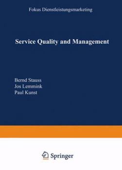 Paperback Service Quality and Management Book