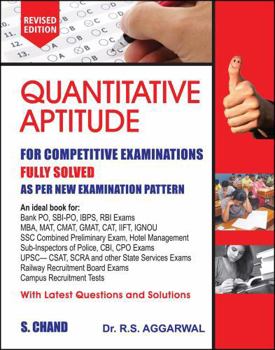 Paperback Quantitative Aptitude for Competitive Examinations by R.S. Aggarwal (2019-20 Session) Book