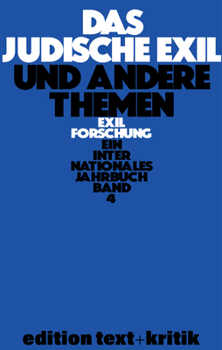 Paperback Das Jüdische Exil Und Andere Themen [German] Book