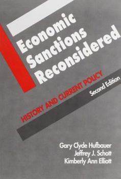 Paperback Economic Sanctions Reconsidered: History and Current Policy Book