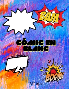 Cómic En Blanco: Cómic en blanco WOW Crea tus propios cómics Ideal para niños y adultos Variedad de plantillas Cuaderno de 2 a 9 paneles Sin burbujas ... Dibuja tus propios cómics