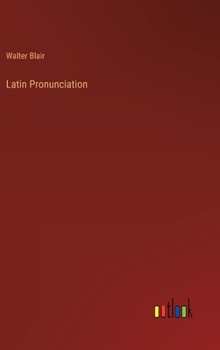 Hardcover Latin Pronunciation Book