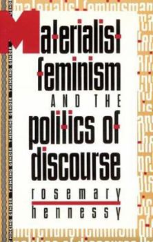 Materialist Feminism and the Politics of Discourse (Thinking Gender) - Book  of the Thinking Gender
