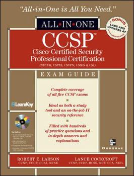 Hardcover CCSP: Cisco Certified Security Professional Certification Exam Guide [With CDROM] Book