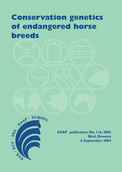 Paperback Conservation Genetics of Endangered Horse Breeds Book