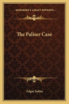 Paperback The Paliser Case Book