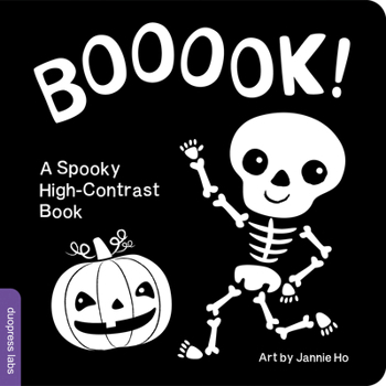 Board book Booook! a Spooky High-Contrast Book: A High-Contrast Board Book That Helps Visual Development in Newborns and Babies While Celebrating Halloween Book