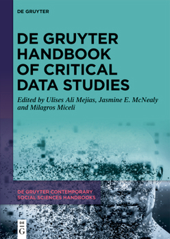 Hardcover de Gruyter Handbook of Critical Data Studies Book