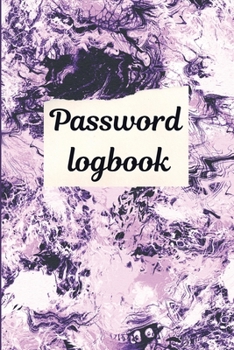 Paperback Password Logbook: Personal internet password keeper and organizer. Book