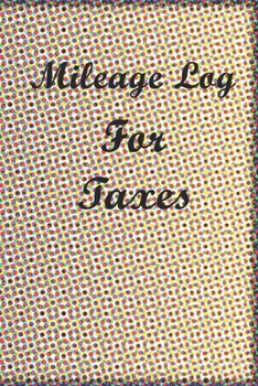 Paperback Mileage Log Book